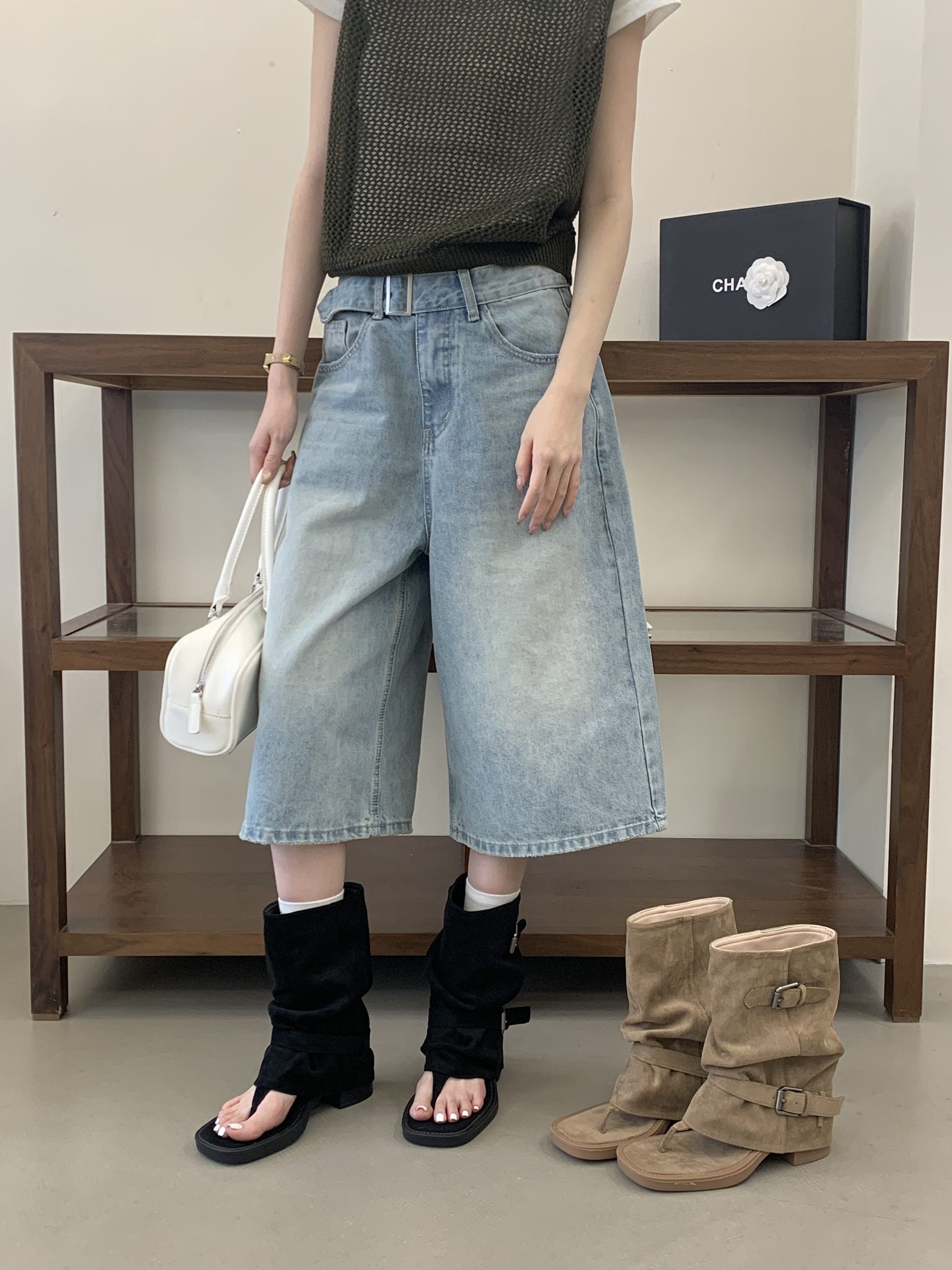 French Square Toe Thong Ankle Boots 2026 New Summer Sandals Vacation Style with Dress Short Boots