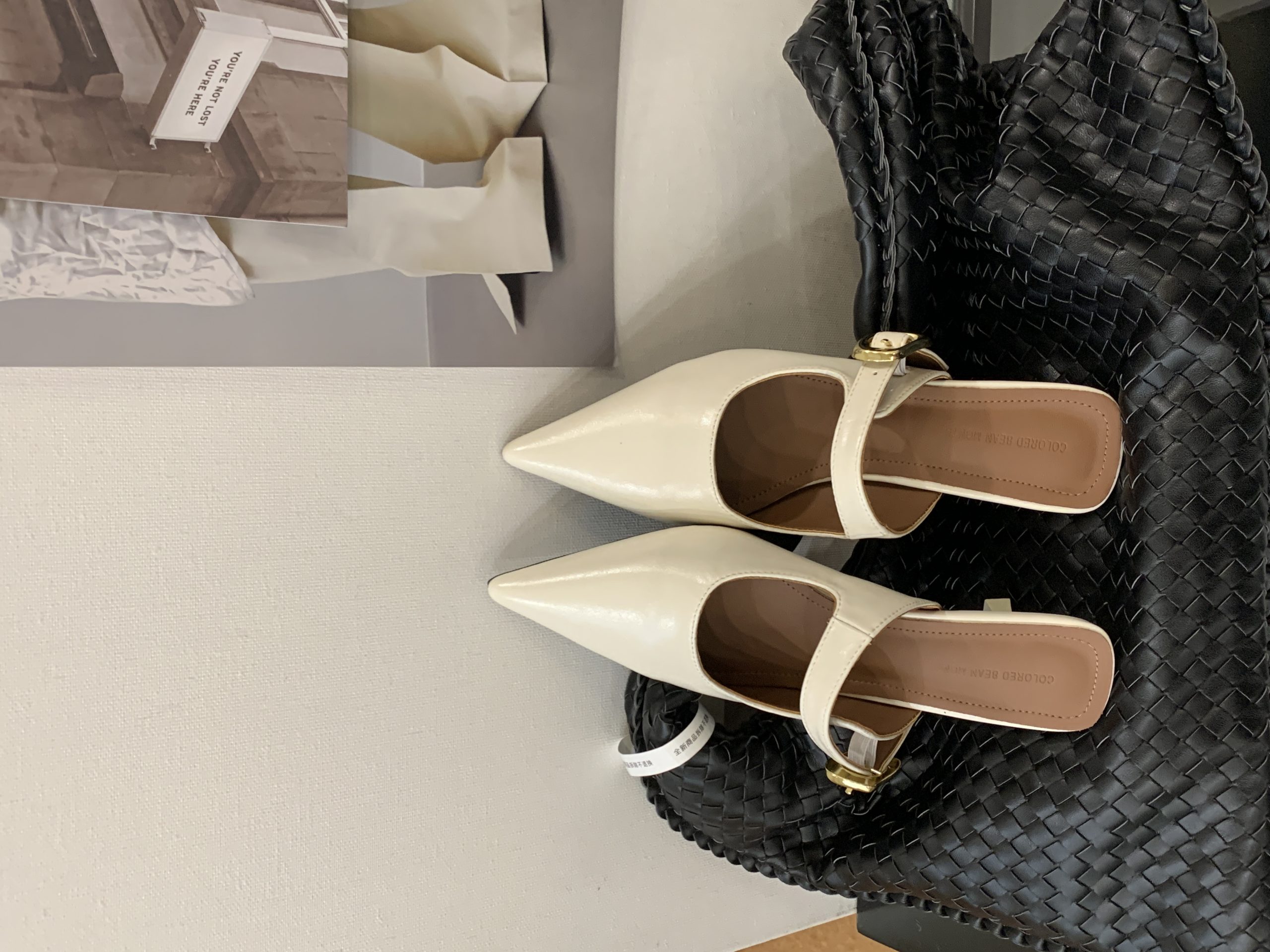 2025 New Autumn Thin Heel Pointed Toe One-Band Ankle Strap Slippers for Women - Image 2