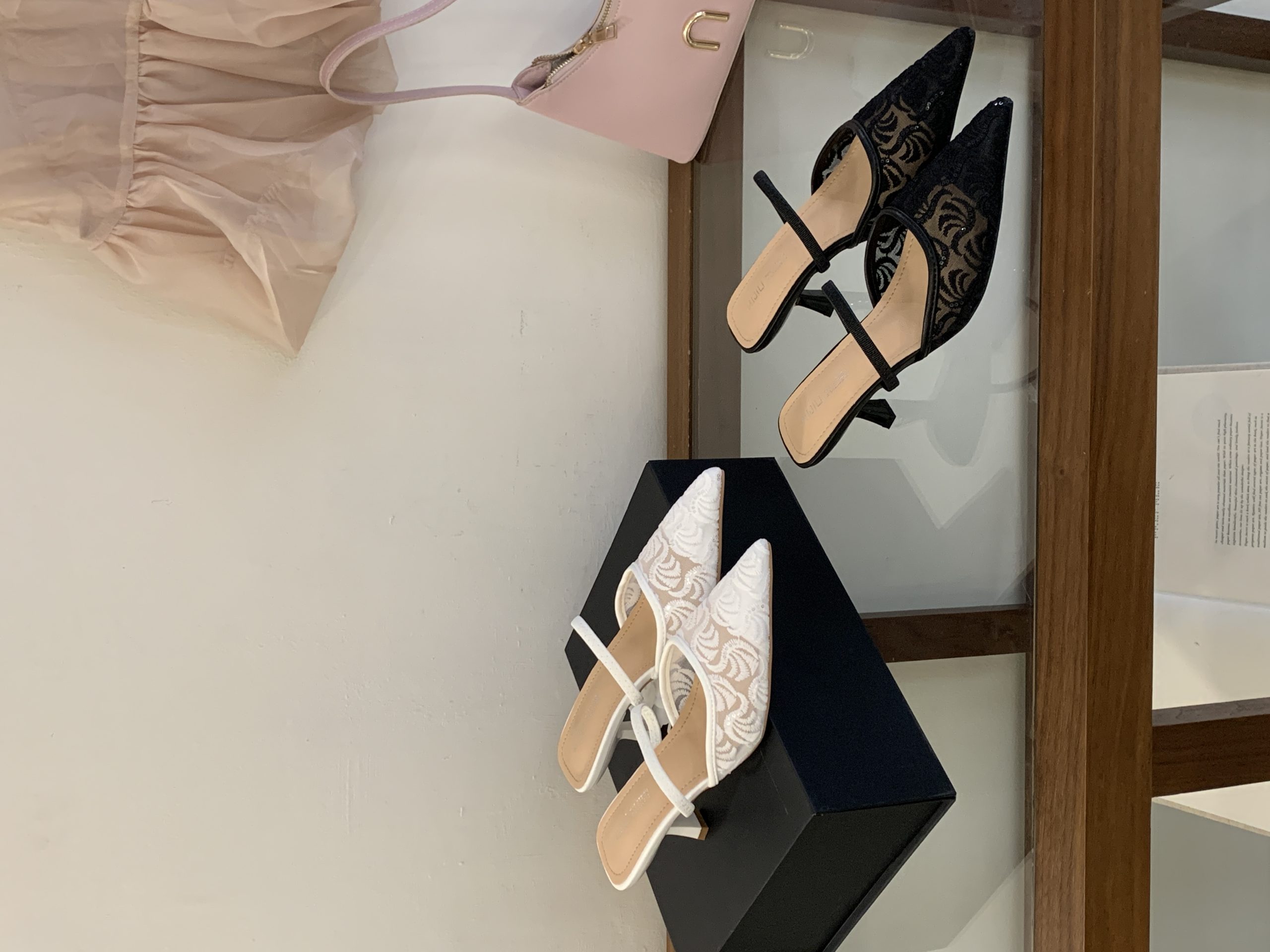 2026 New Pointed Toe Mesh Thin Heel Shallow Slip On Women's Low Top Shoes