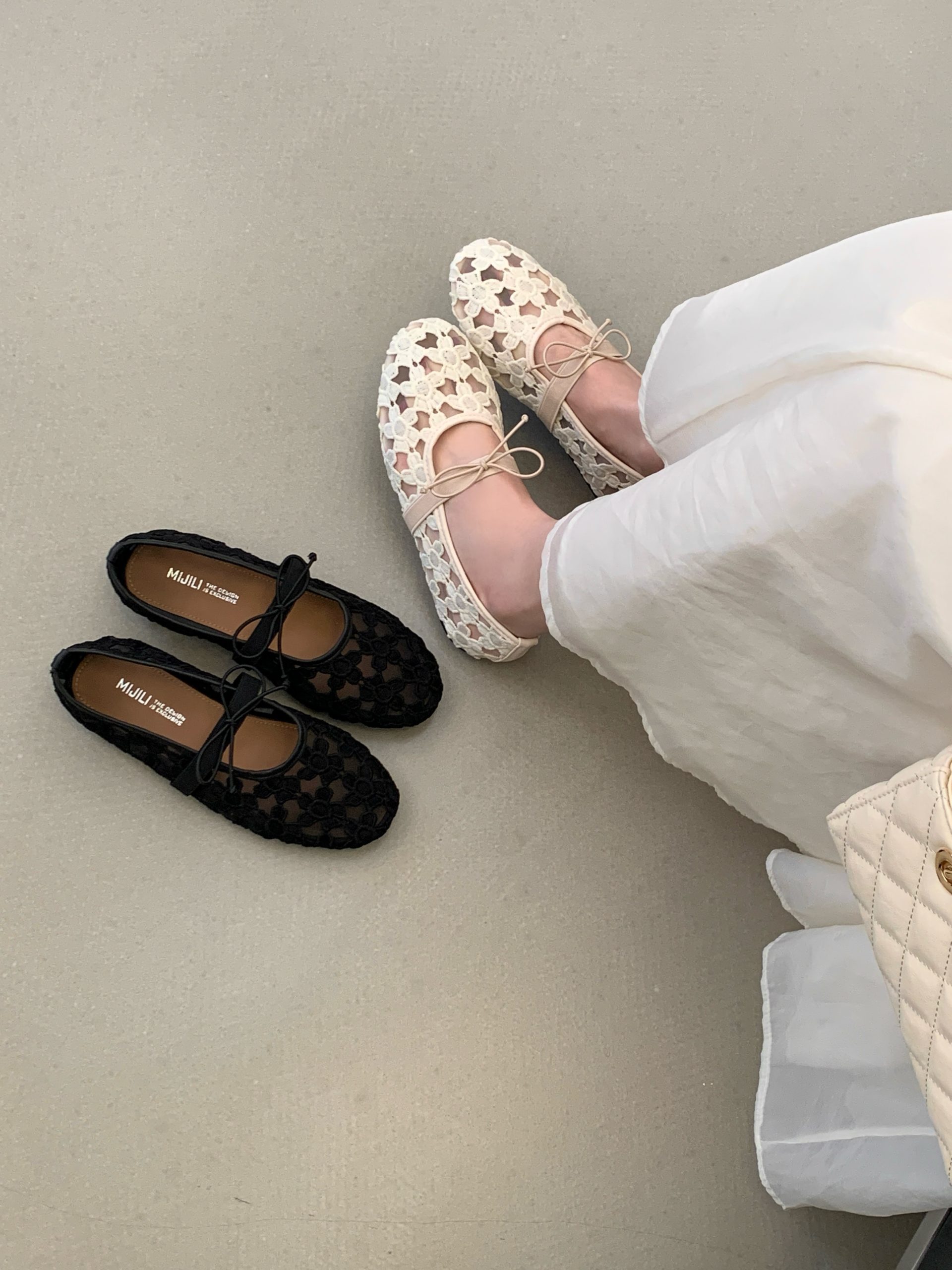 2026 Spring New Arrival Slip-On Flat Mesh Fairy Style Women's Shoes