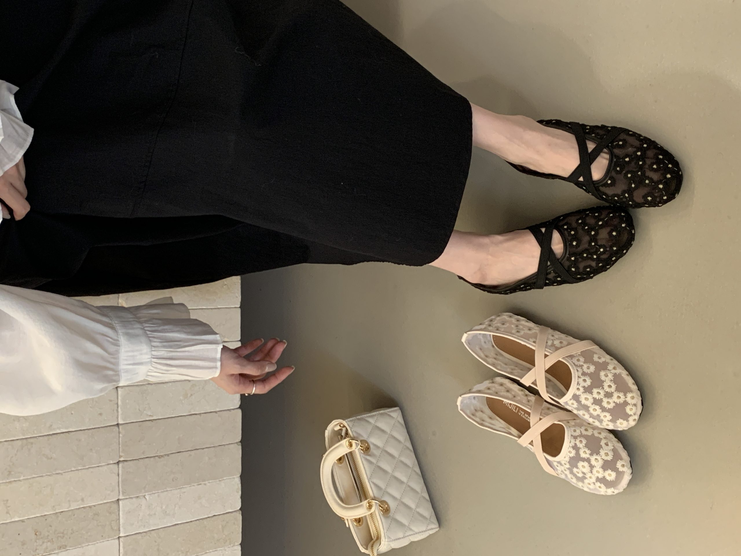 2026 Spring New Cutout Mary Jane Shoes for Women Soft Sole Mesh Low Top Casual Shoes