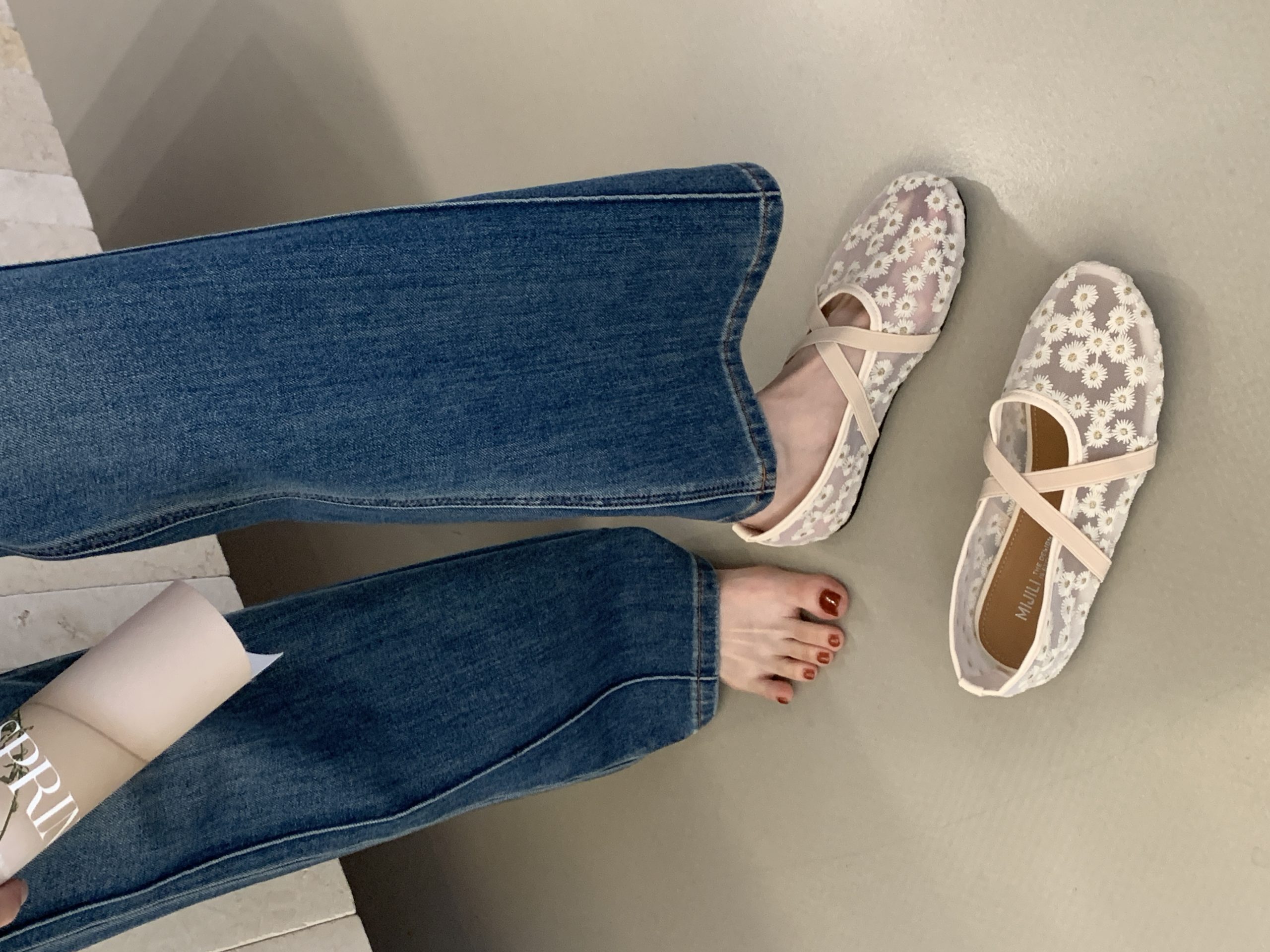 2026 Spring New Cutout Mary Jane Shoes for Women Soft Sole Mesh Low Top Casual Shoes - Image 2